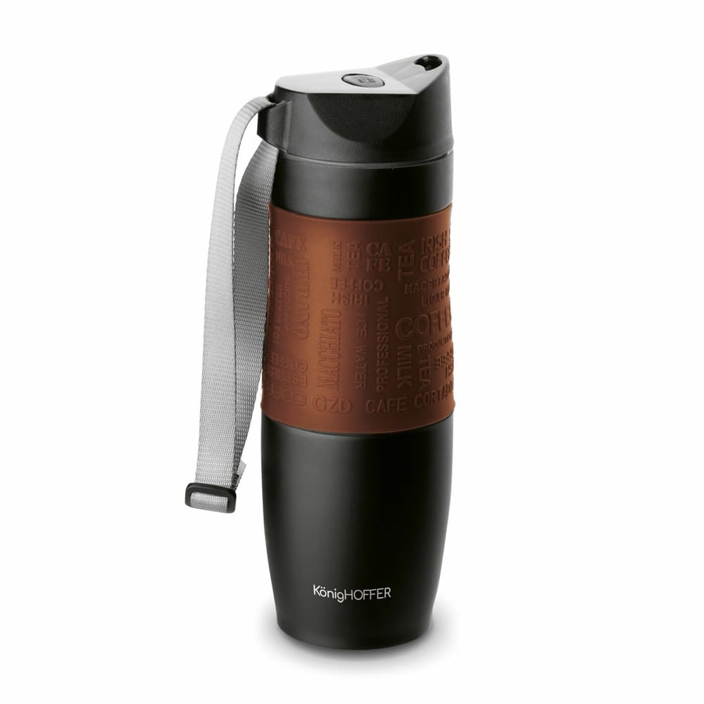 Kubek termiczny do kawy i herbaty 480 ml Brązowy